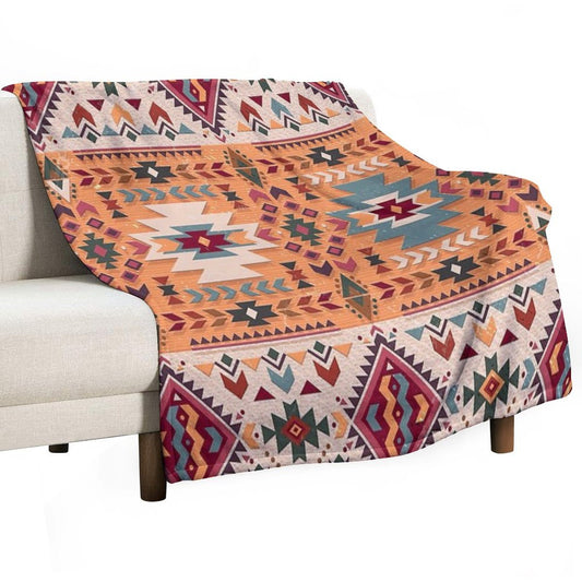 Navajo Design Throw Blanket