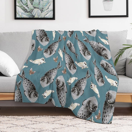 Common Seal Throw Blanket