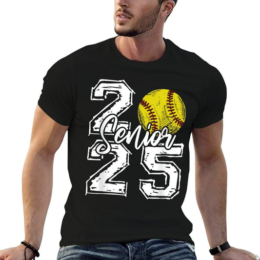 Class of 2025 Softball Senior 2025 Back To School Funny T-Shirt