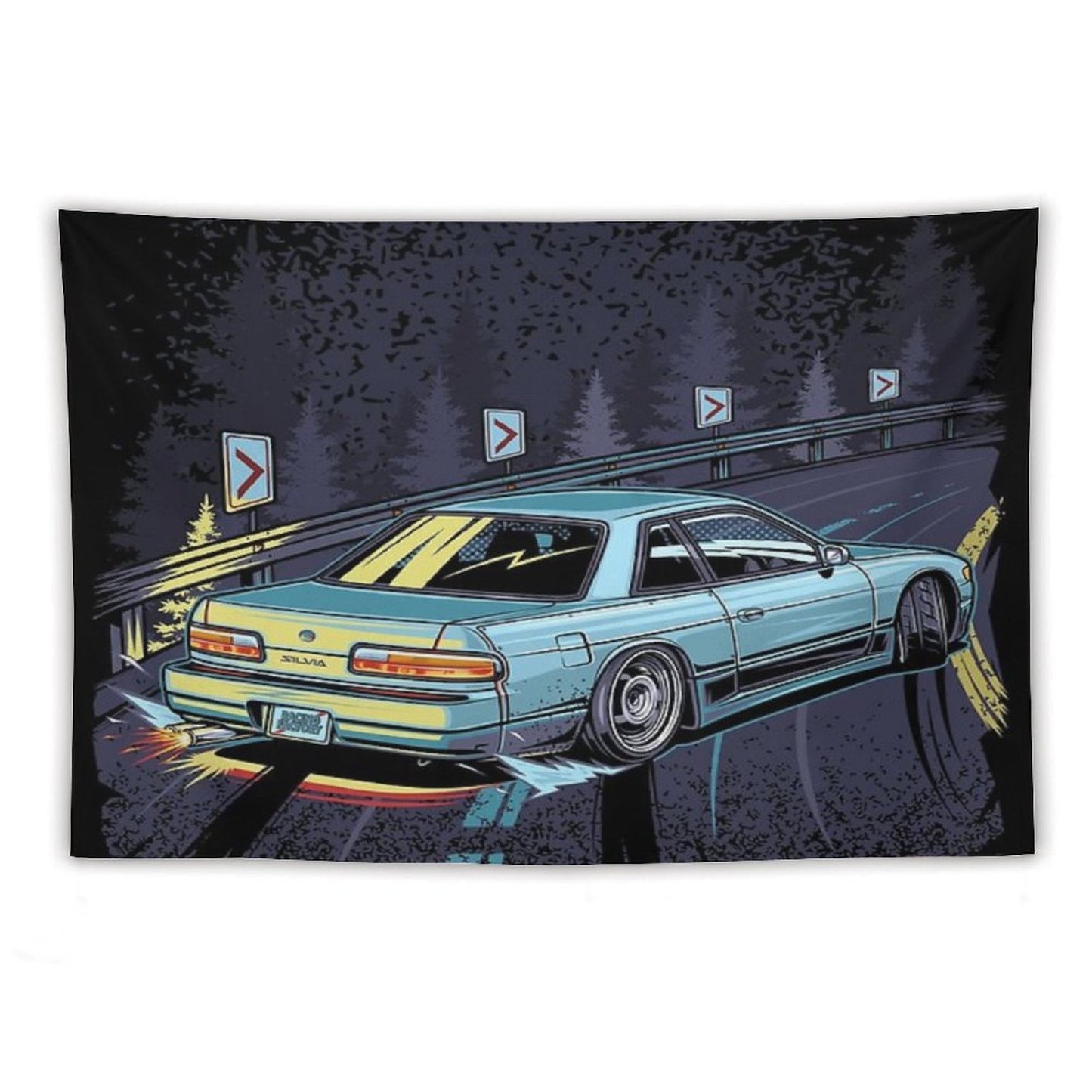 Silvia S13 Touge Drift Tapestry