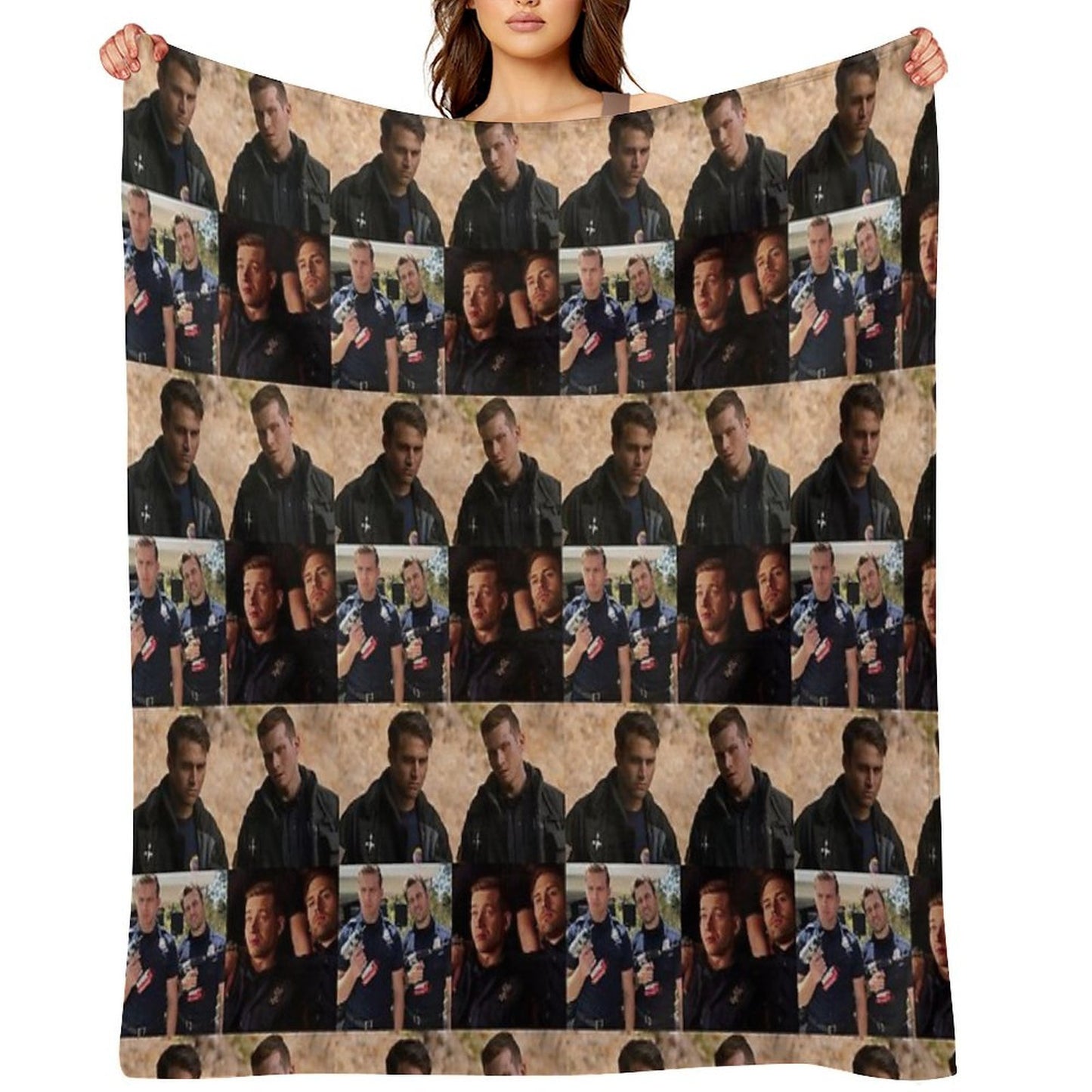 Buddie Collage Throw Blanket