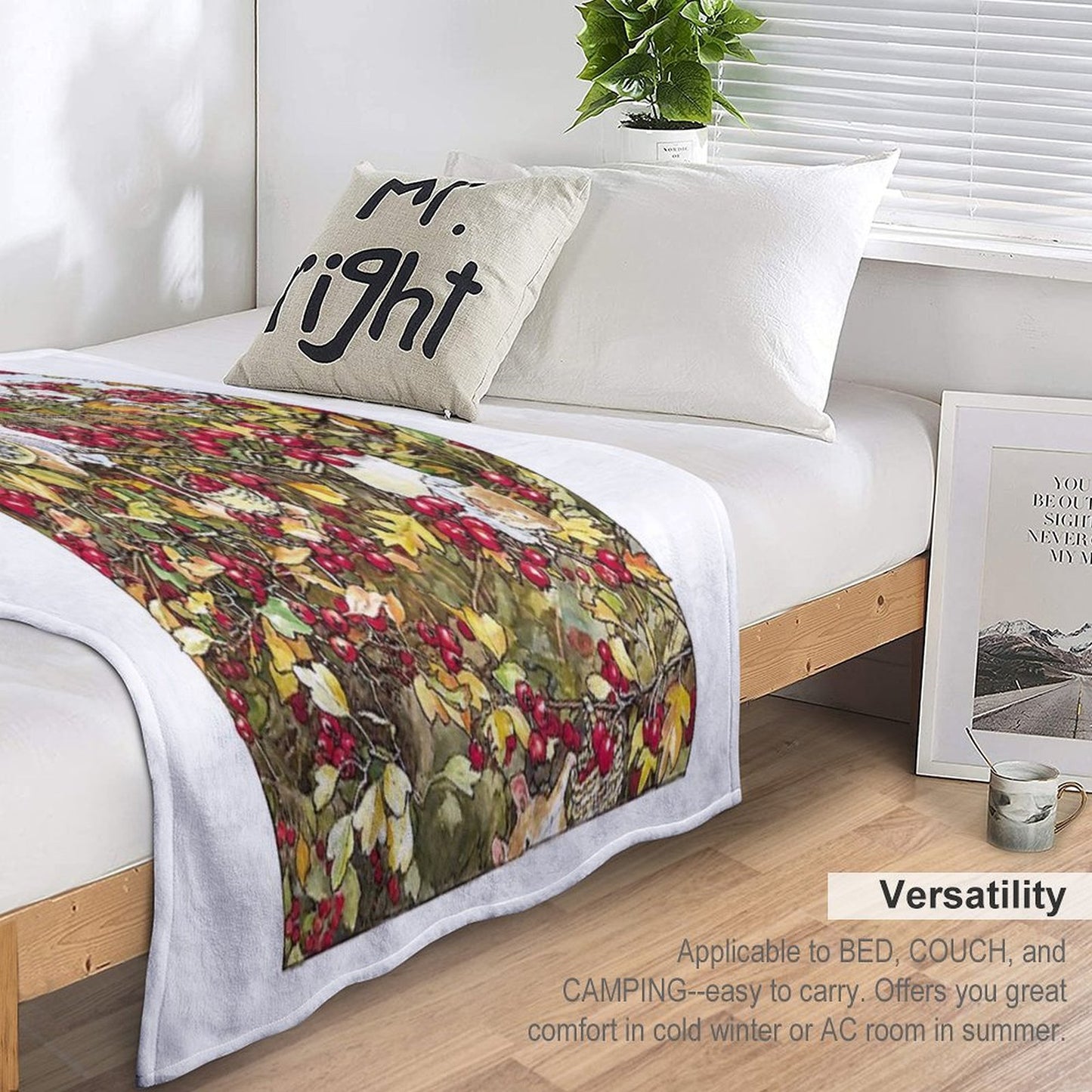 The Blackthorn Bush Throw Blanket