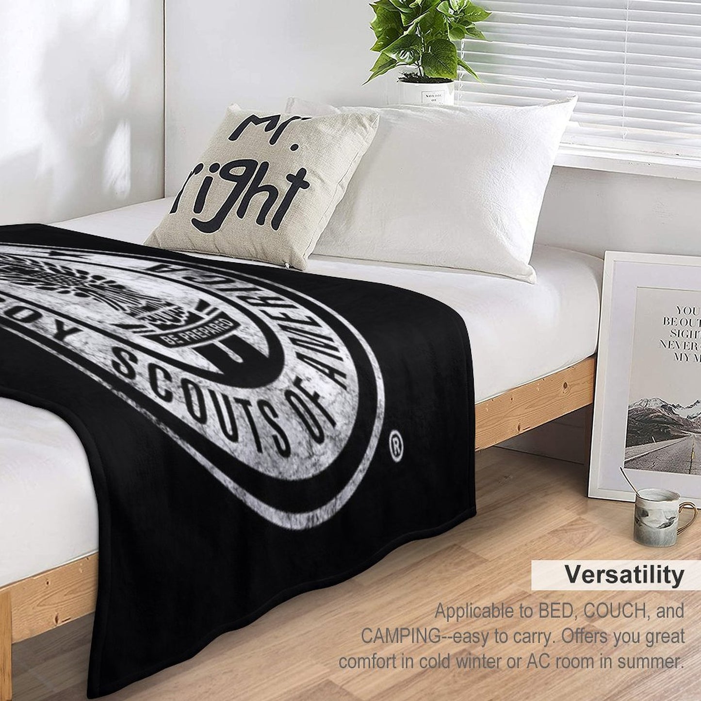 Officially Licensed Eagle Scout Throw Blanket