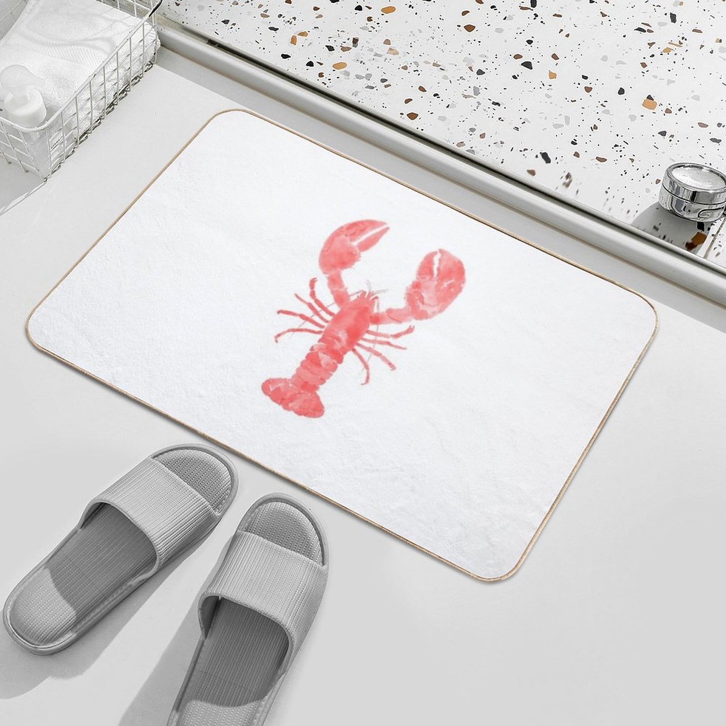 Classic New England Lobster Bath Mat