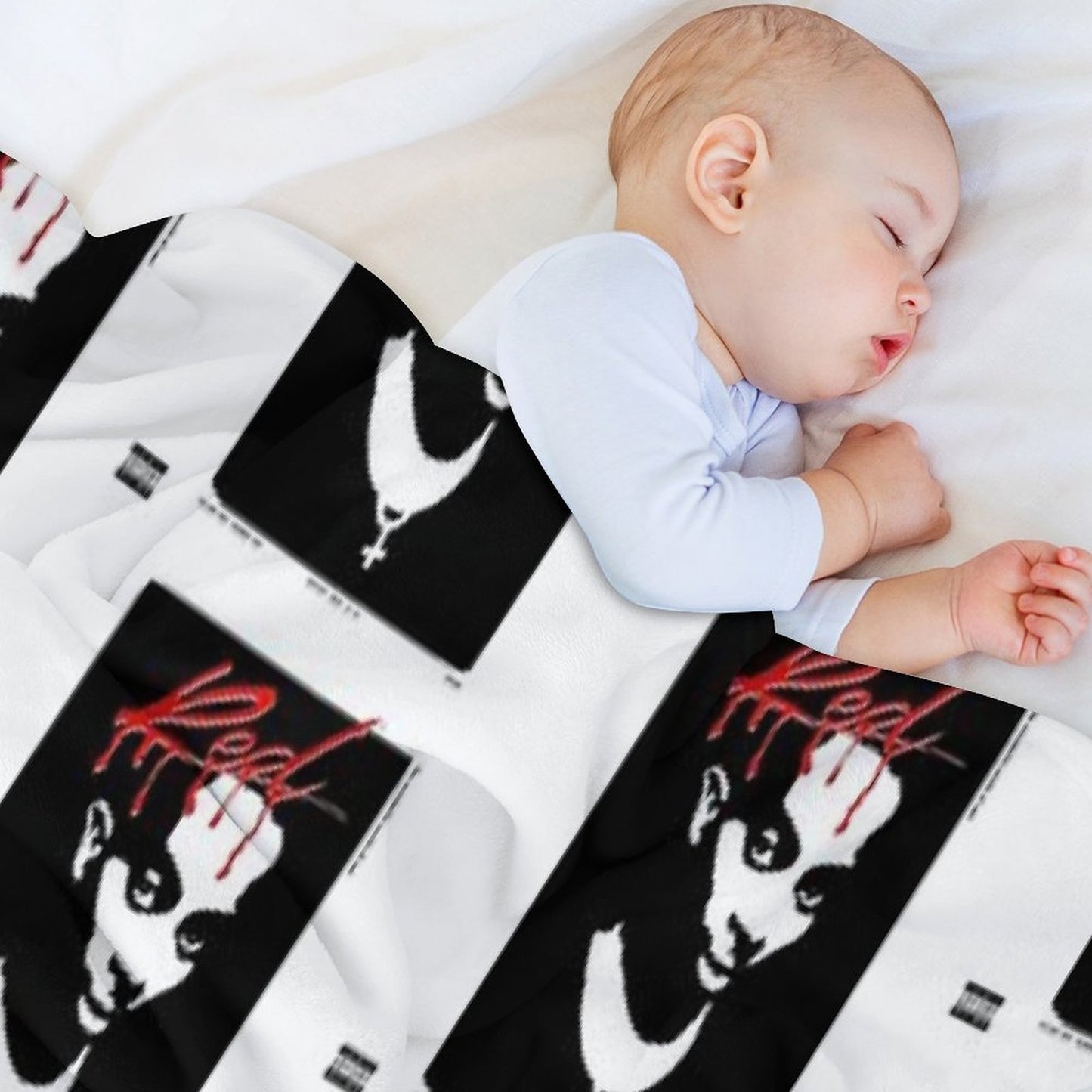 Playboi Carti Whole Lotta Red Album Cover Throw Blanket