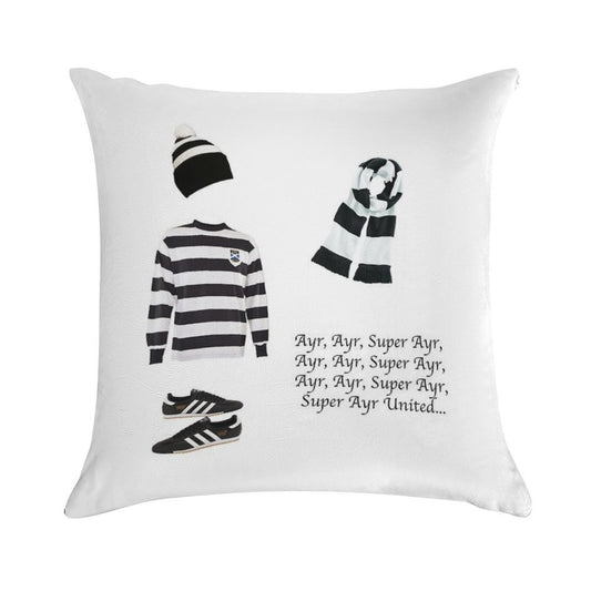 Ayr United Fc Soft Gift Ready Throw Pillow