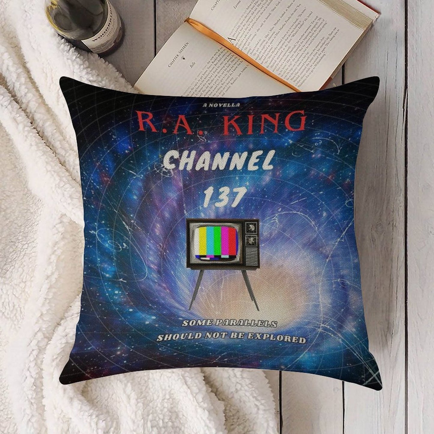 Channel 137 Linen Throw Pillow Cover