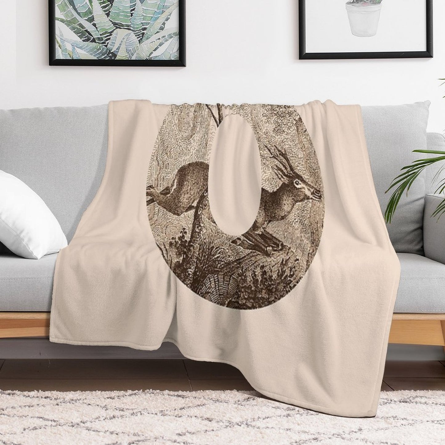 O Deer Throw Blanket