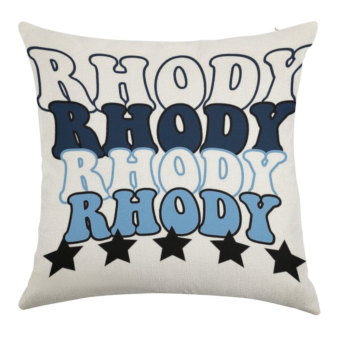 University of Rhode Island Pride Linen Throw Pillow Cover