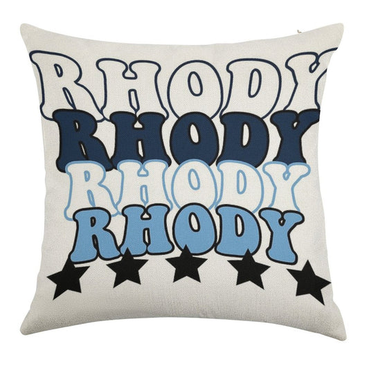 University of Rhode Island Pride Linen Throw Pillow Cover