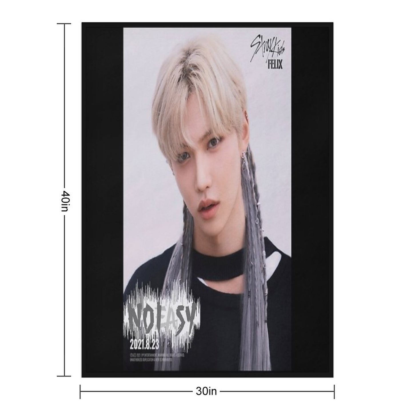Stray Kids - Felix - Kpop Throw Blanket