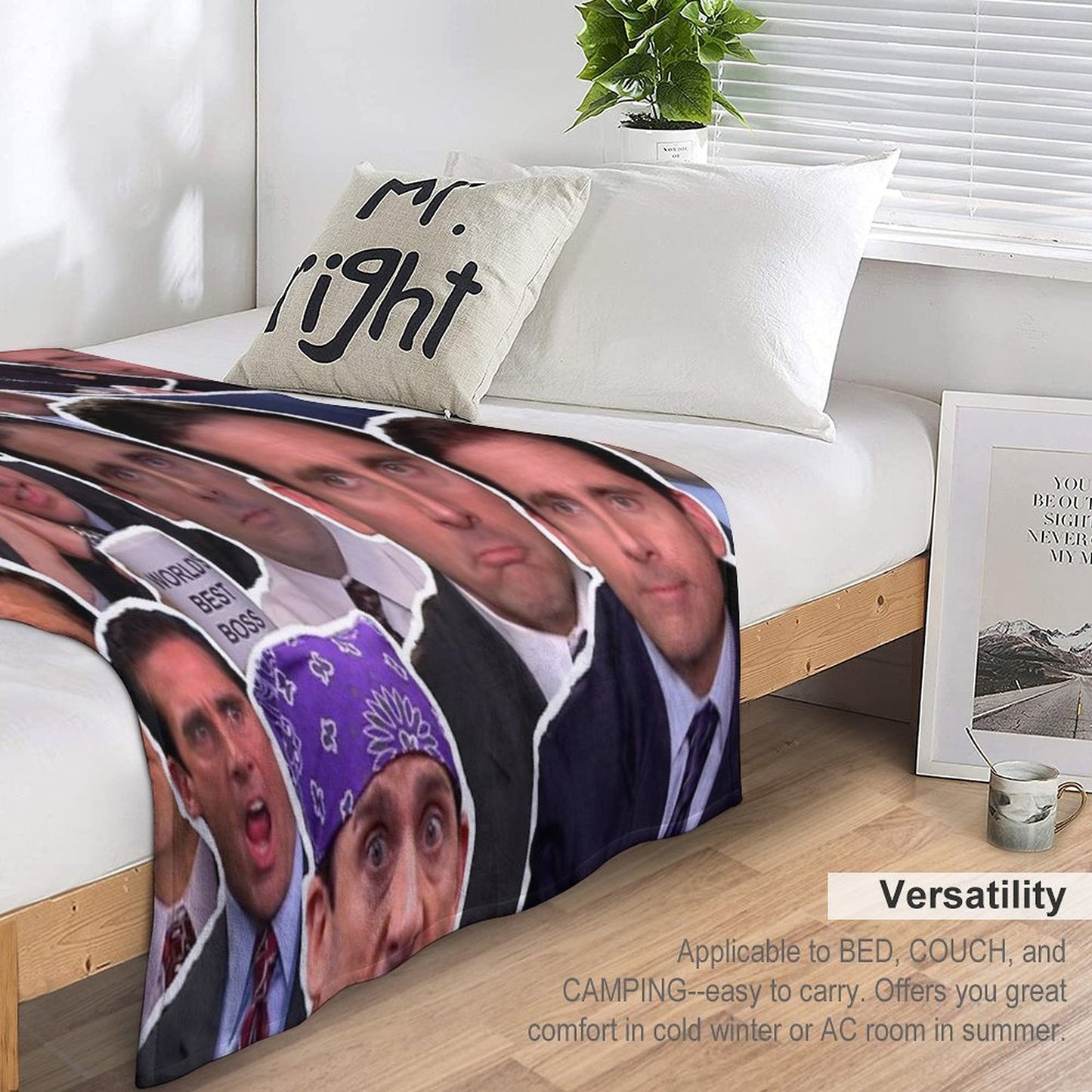 Michael Scott - The Office Collage Throw Blanket