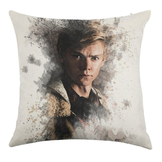 Newt - Maze Runner Death Cure Painting Design Color Linen Throw Pillow Cover