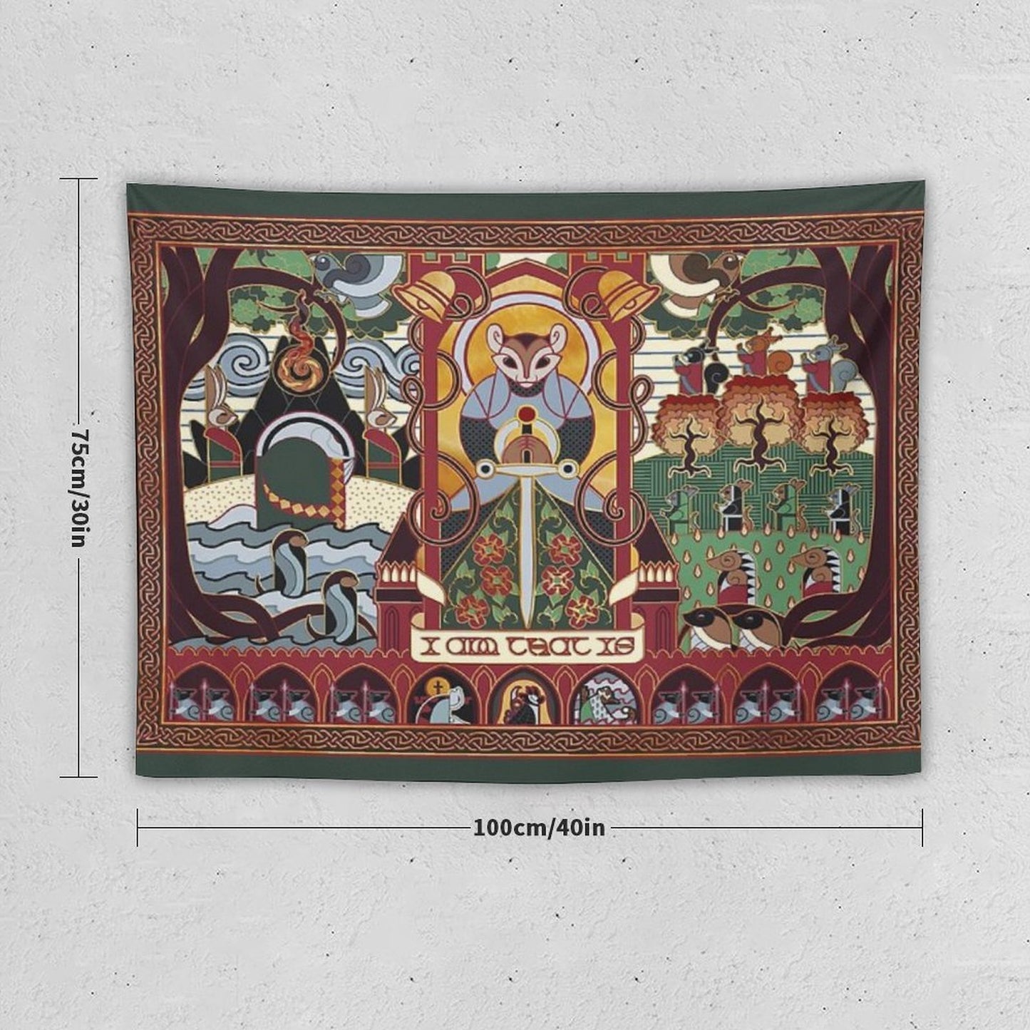 Redwall Tapestry - Martin The Warrior - I AM THAT IS Tapestry