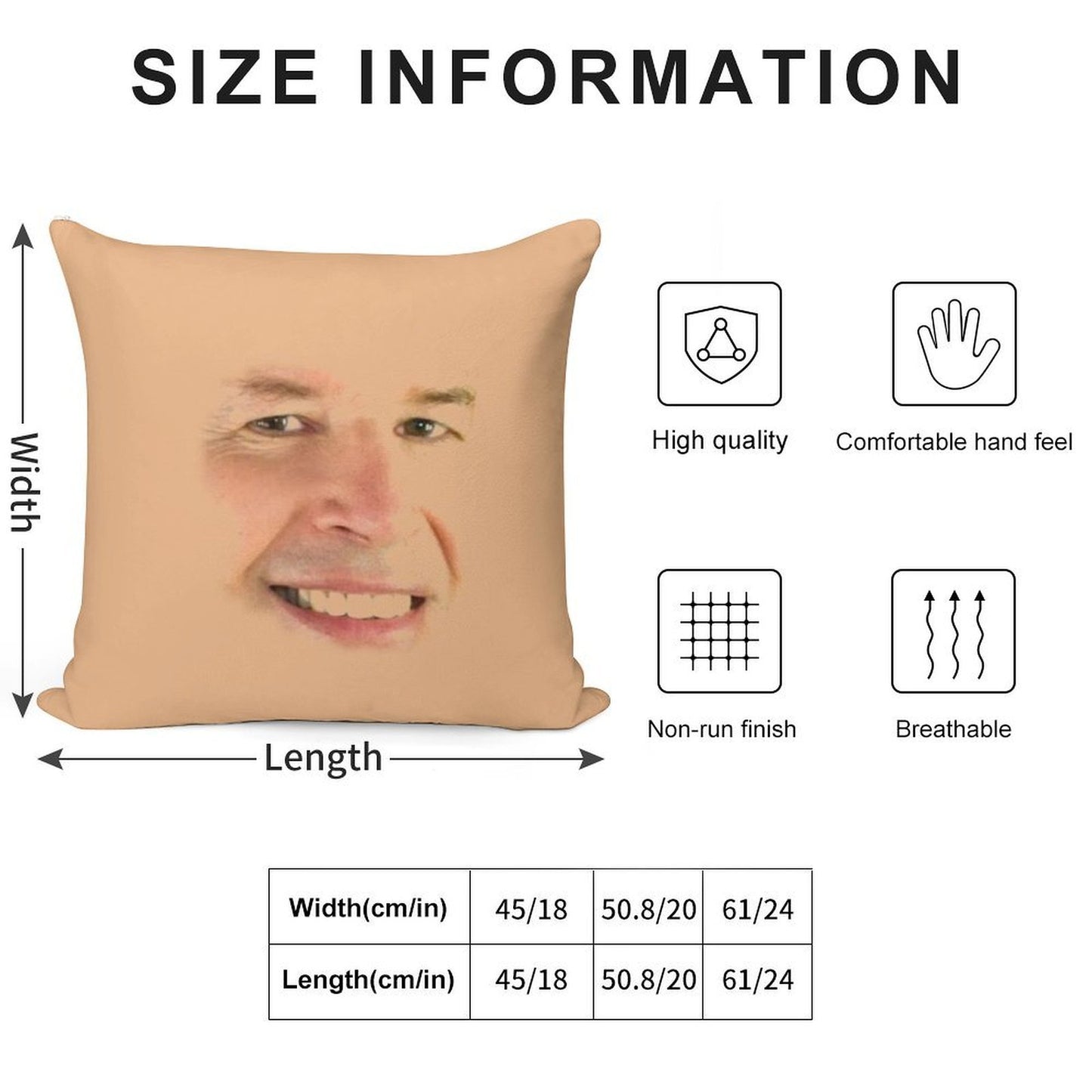 Neil Breen Soft Multiple Sizes Throw Pillow