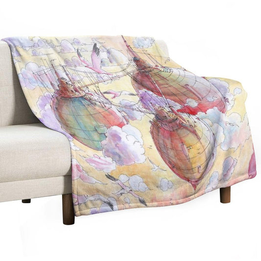 Three Worlds Throw Blanket