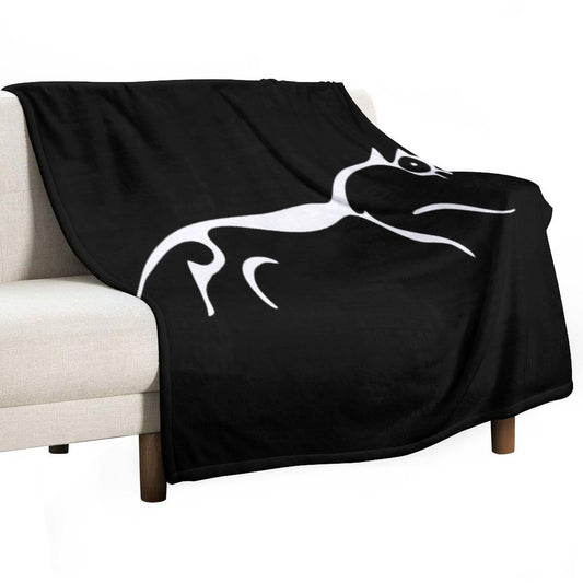 White Horse Throw Blanket
