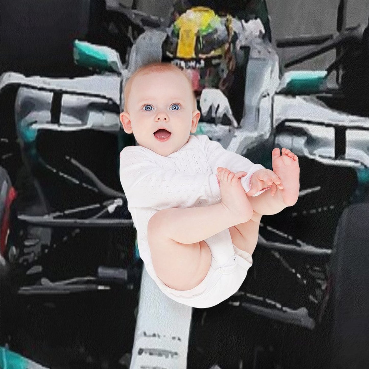 Lewis Hamilton 44 - F1 2024 Throw Blanket