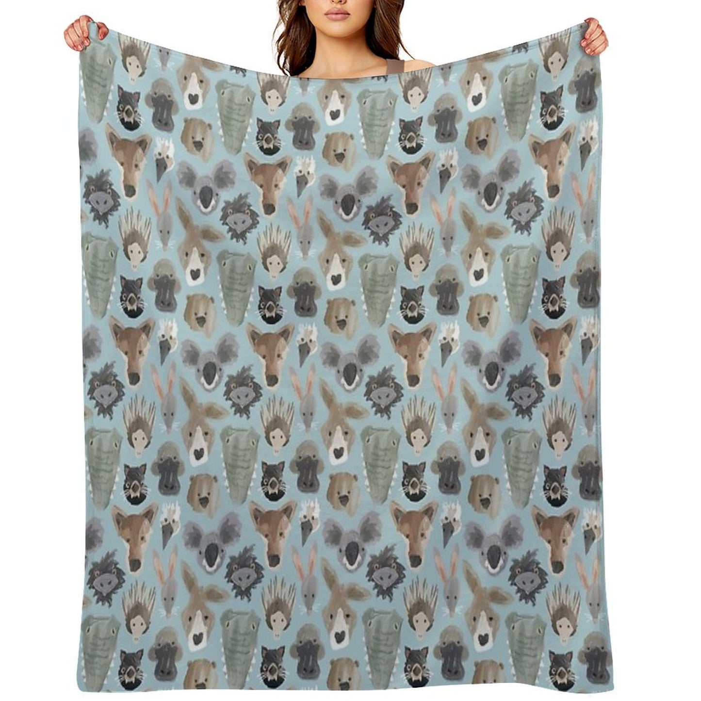 Dusky Outback Throw Blanket