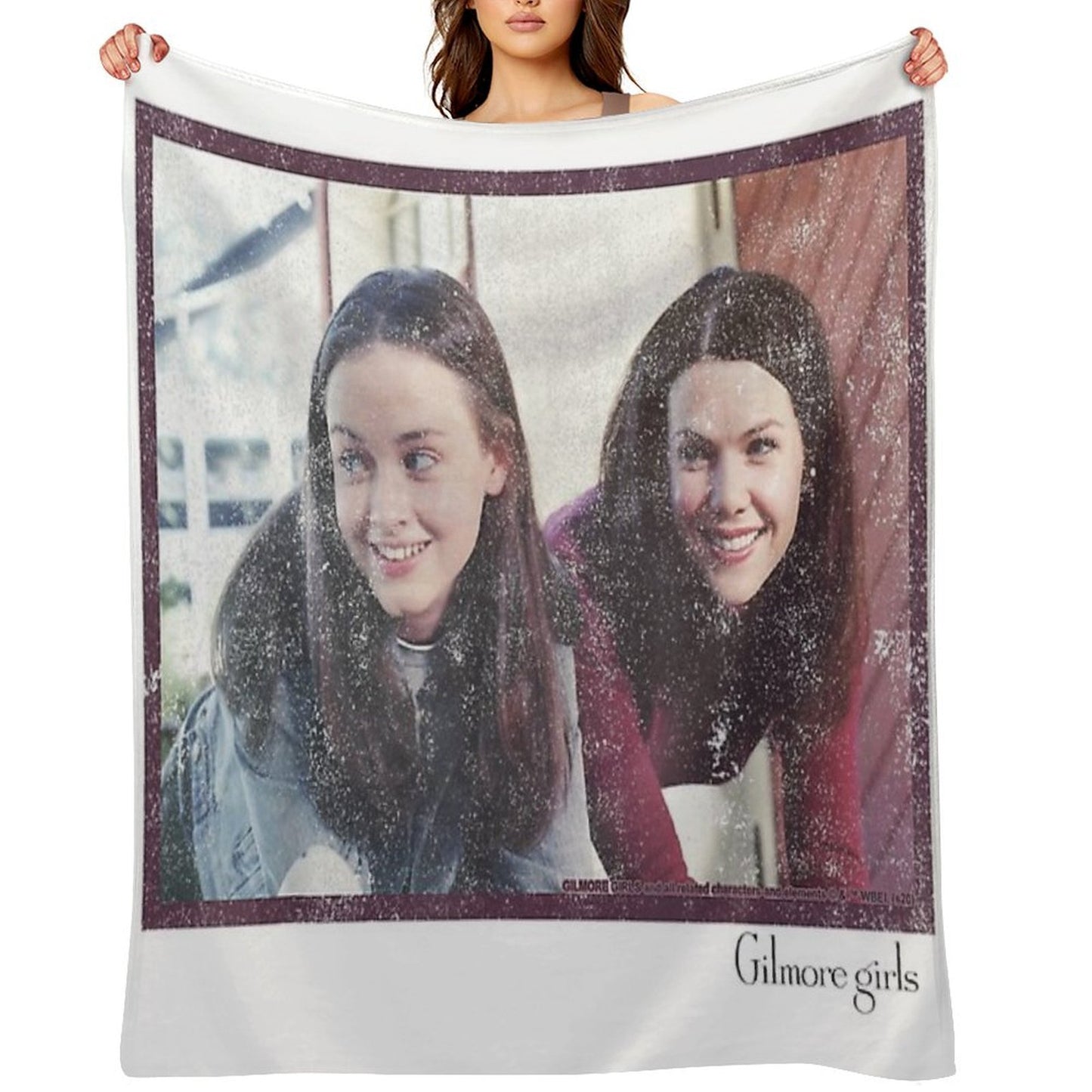 Rory And Lorelai - Portrait Throw Blanket