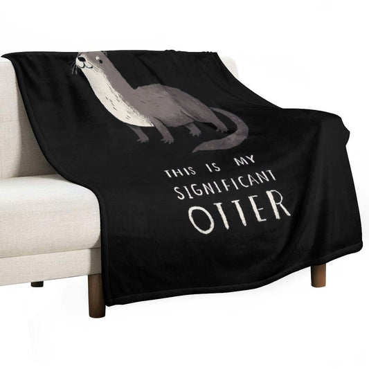 Significant Otter Throw Blanket