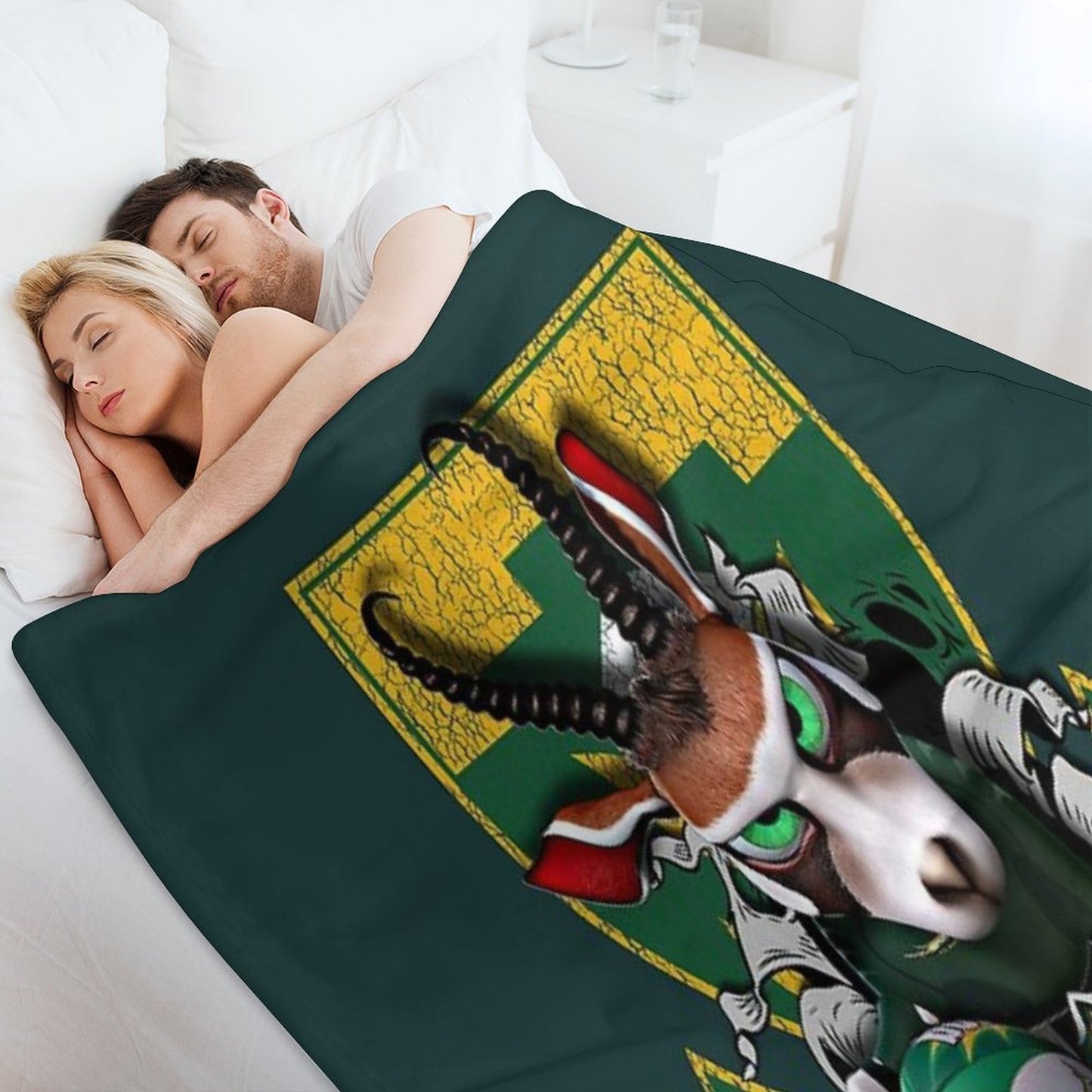 Springbok Vs Protea Throw Blanket