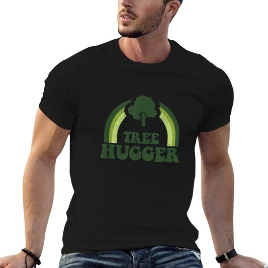 Tree Hugger Vintage Retro Nature Environmental Earth Day T-Shirt