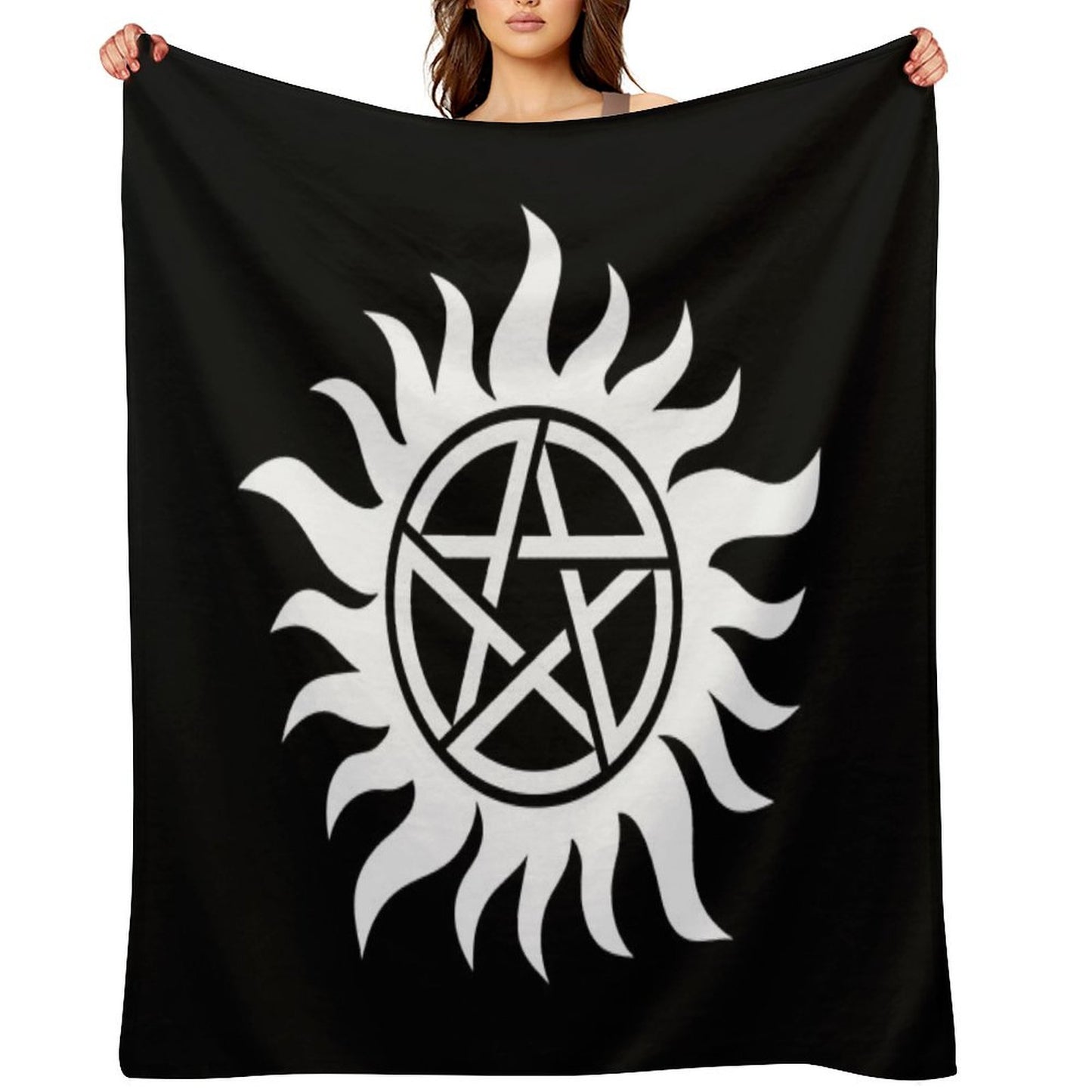 Supernatural Sigil - Anti Possession Throw Blanket