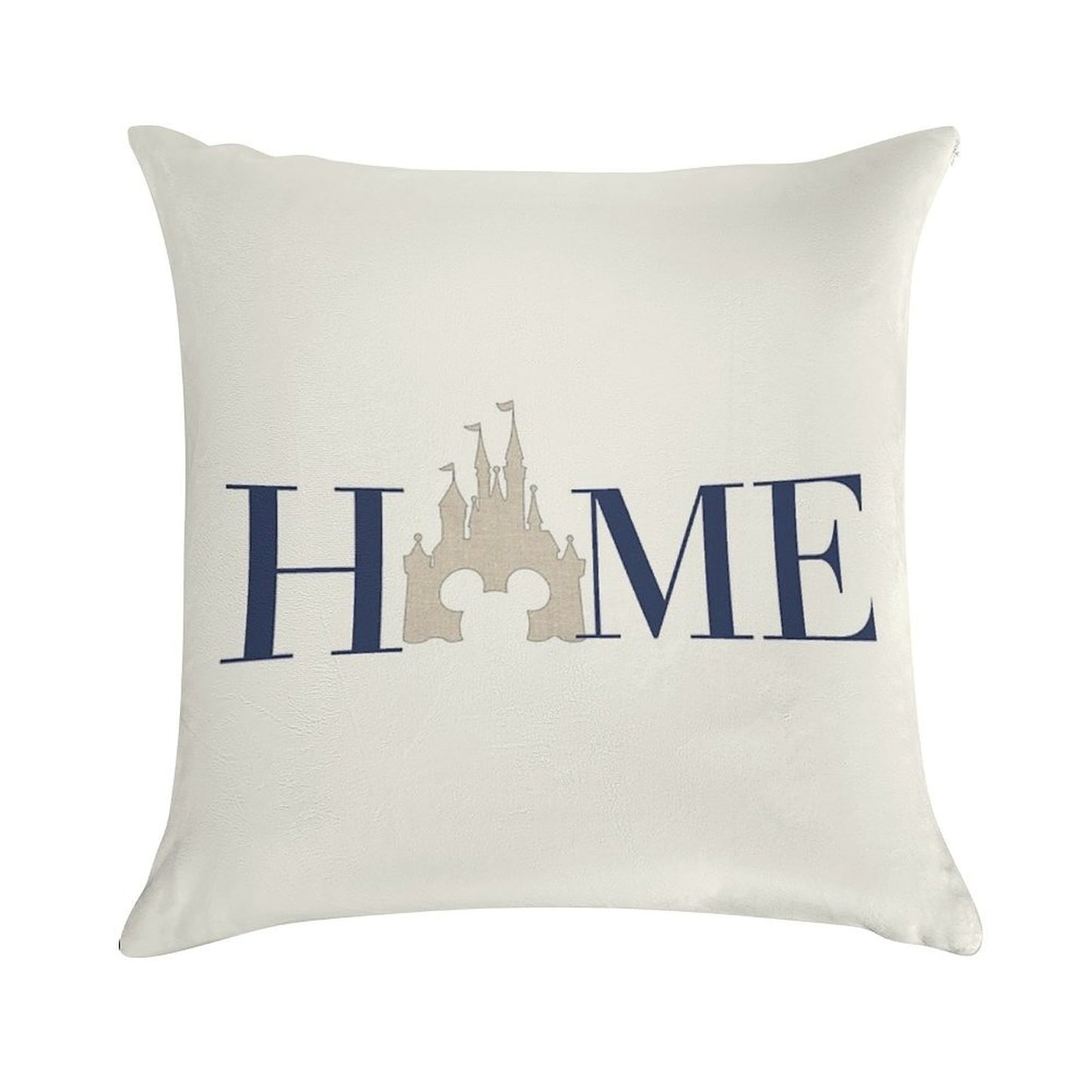Castle Home Soft Hidden Zipper Throw Pillow