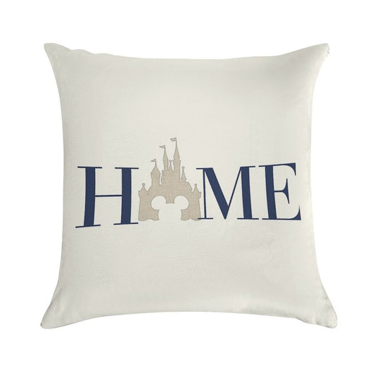 Castle Home Soft Hidden Zipper Throw Pillow