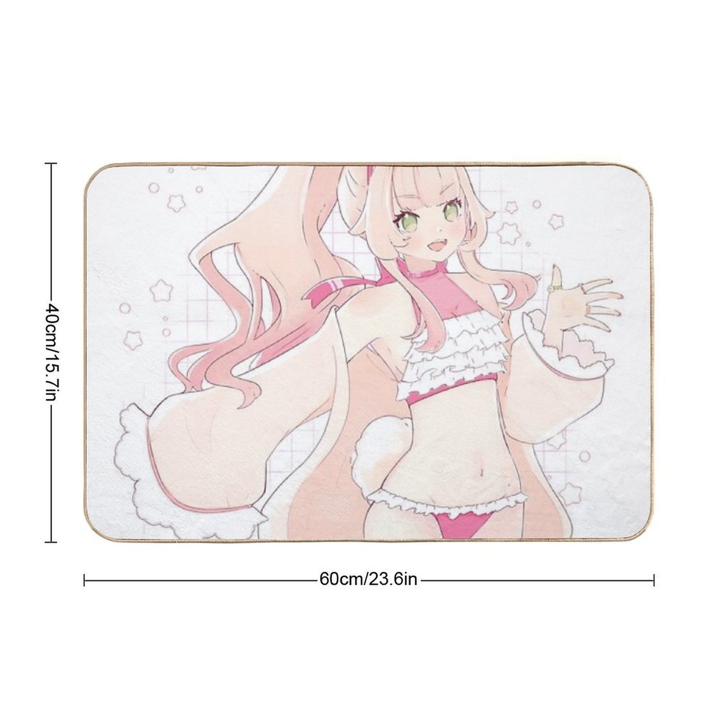 Summer Bun Stain-Proof Bath Mat