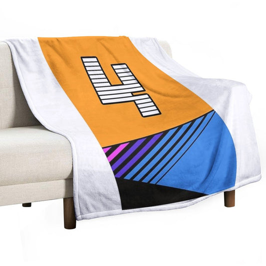 Lando Norris Mclaren 2021 Throw Blanket