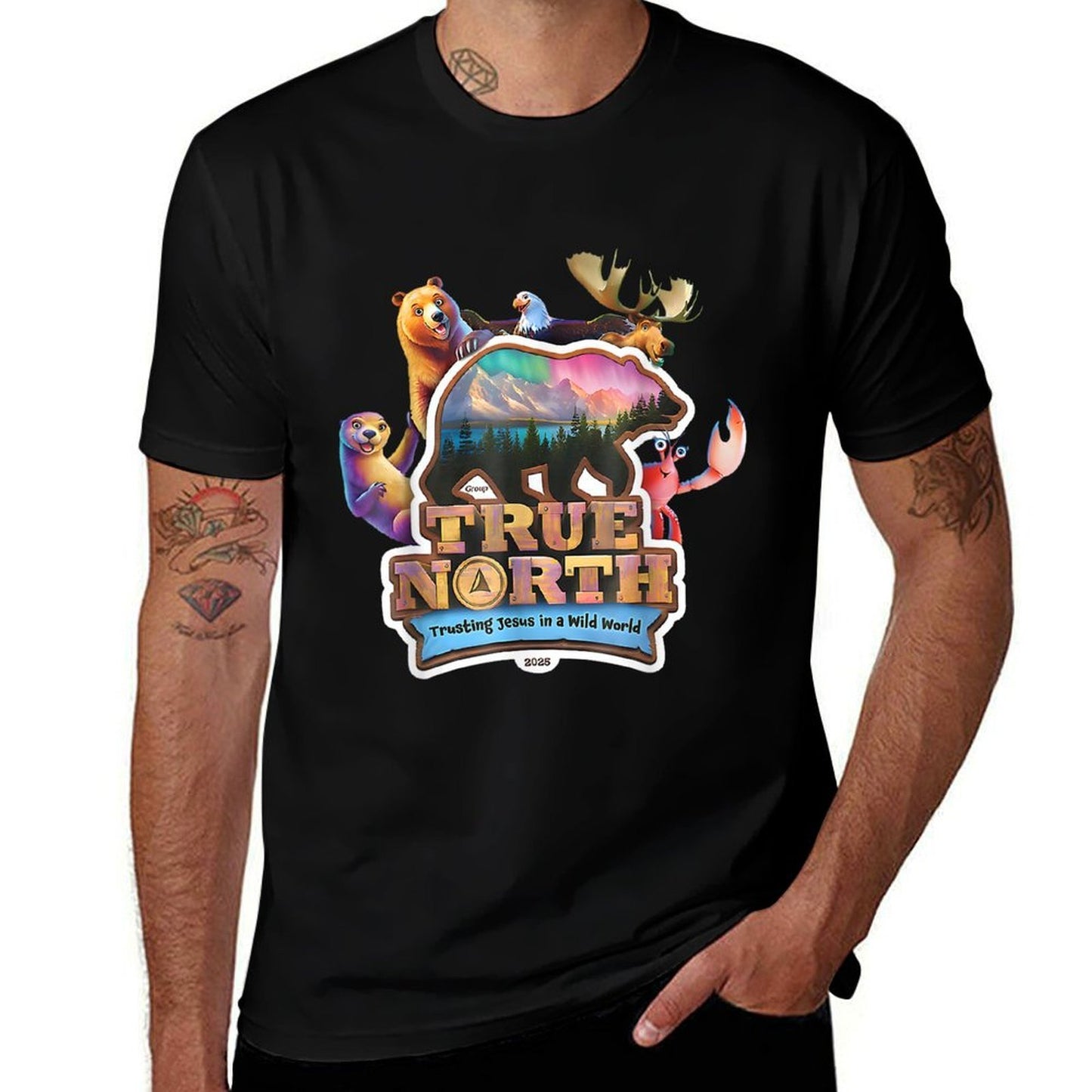 True North VBS 2025 Trusting Jesus Wilderness Christian Versatile T-Shirt