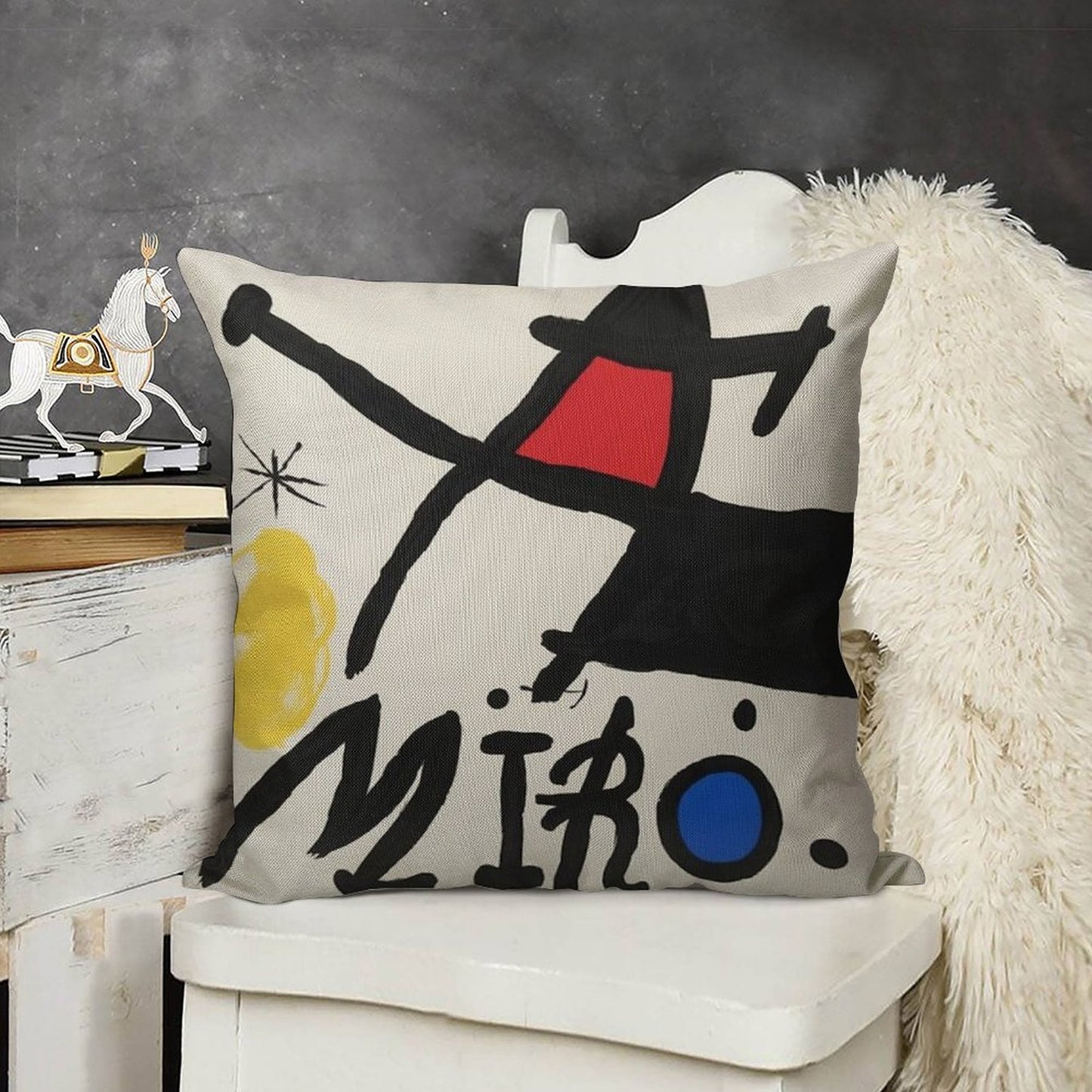 Miro 41 Linen Throw Pillow Cover