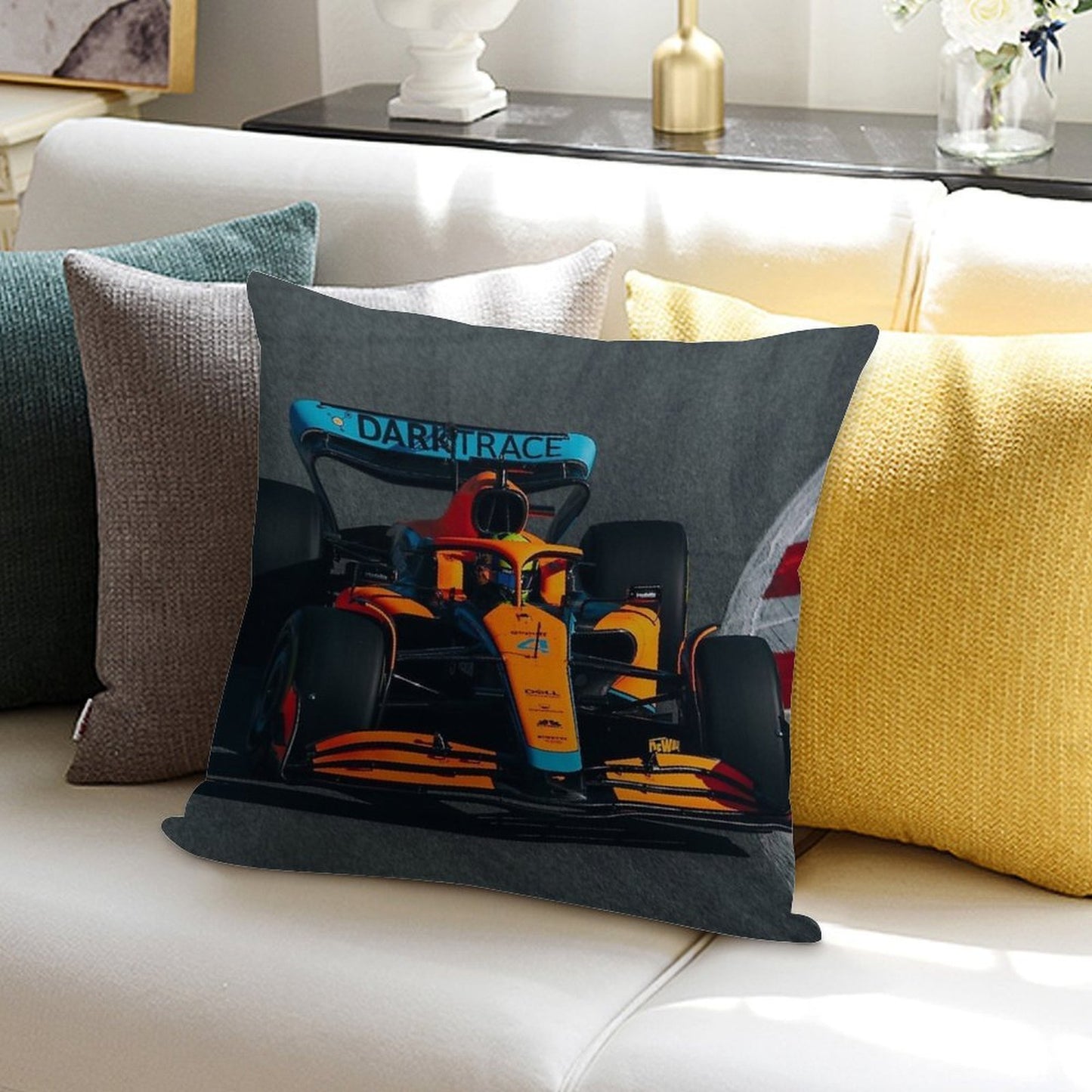 Lando Norris 2#280922 Soft Durable Construction Throw Pillow