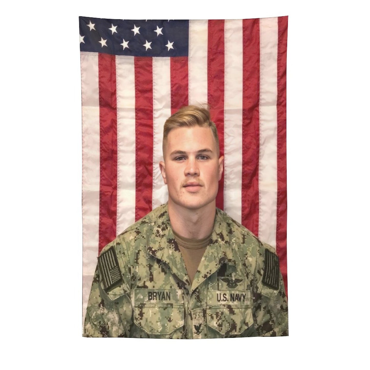 Zach Singer Bryan American Uniform Tapestry