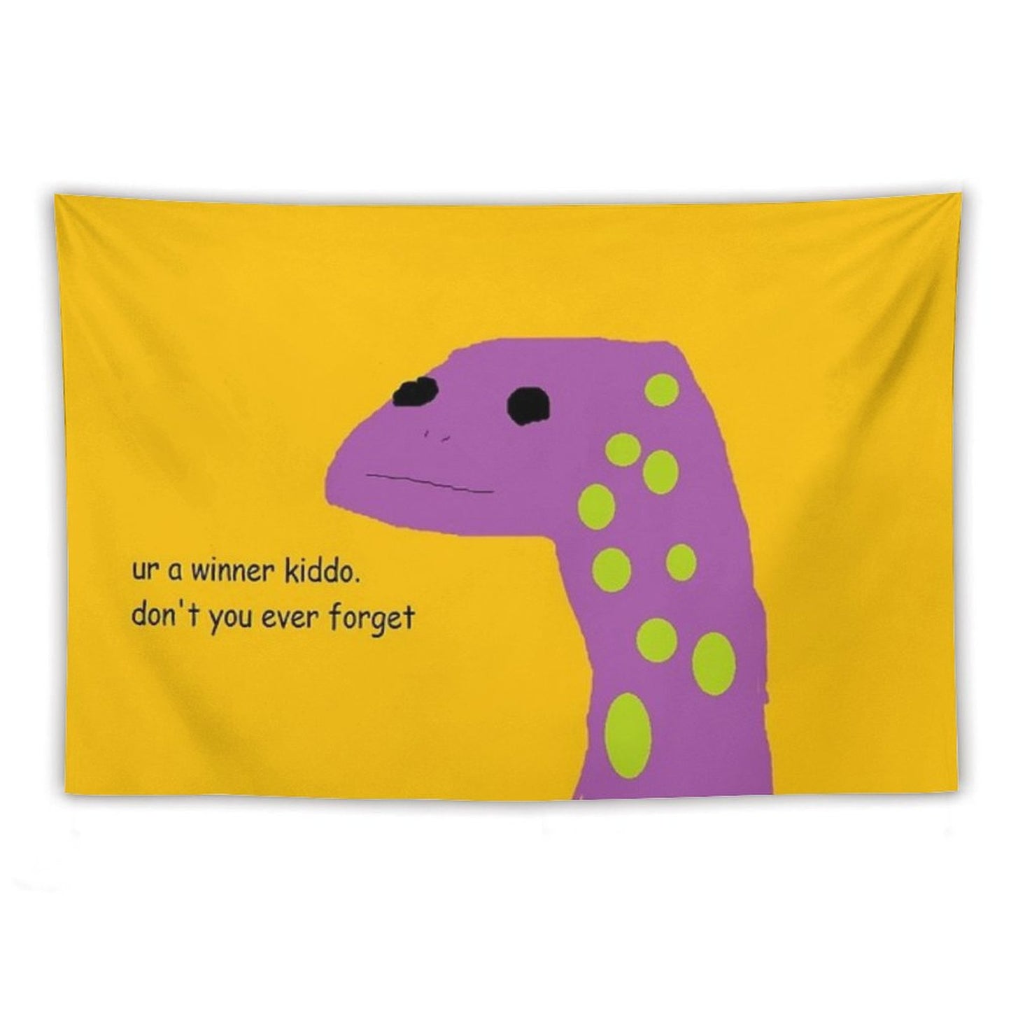Motivational Lizard Tapestry