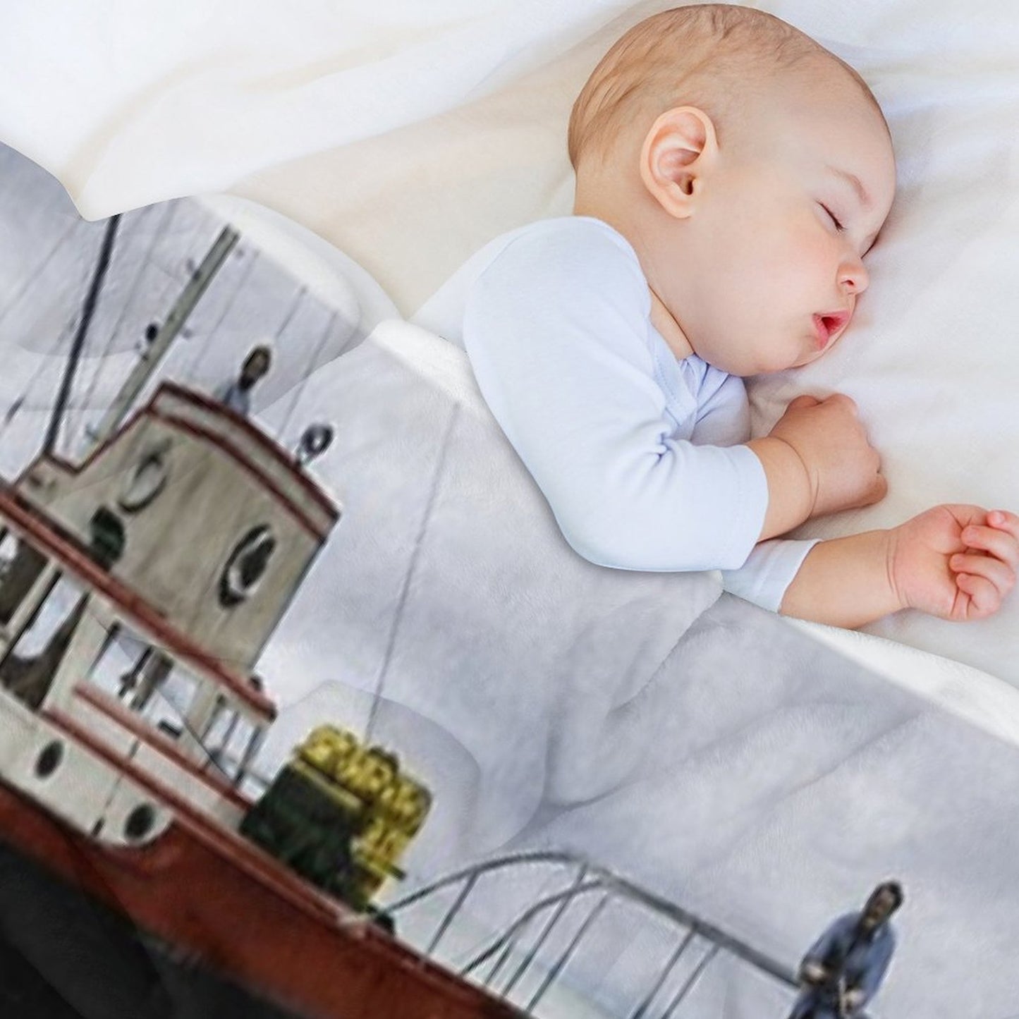Jaws Photography Throw Blanket