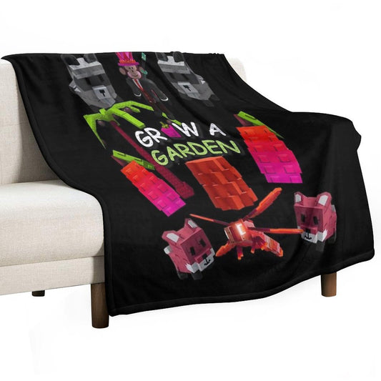 Grow A Garden Game Throw Blanket