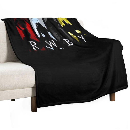 RWBY Silhouette Classic Throw Blanket