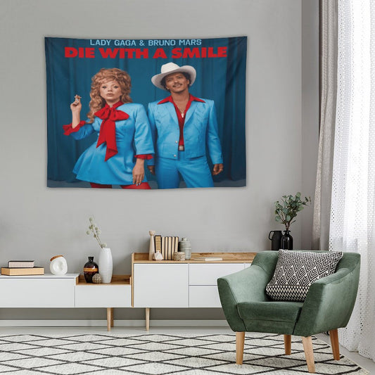 Die With A Smile Tapestry