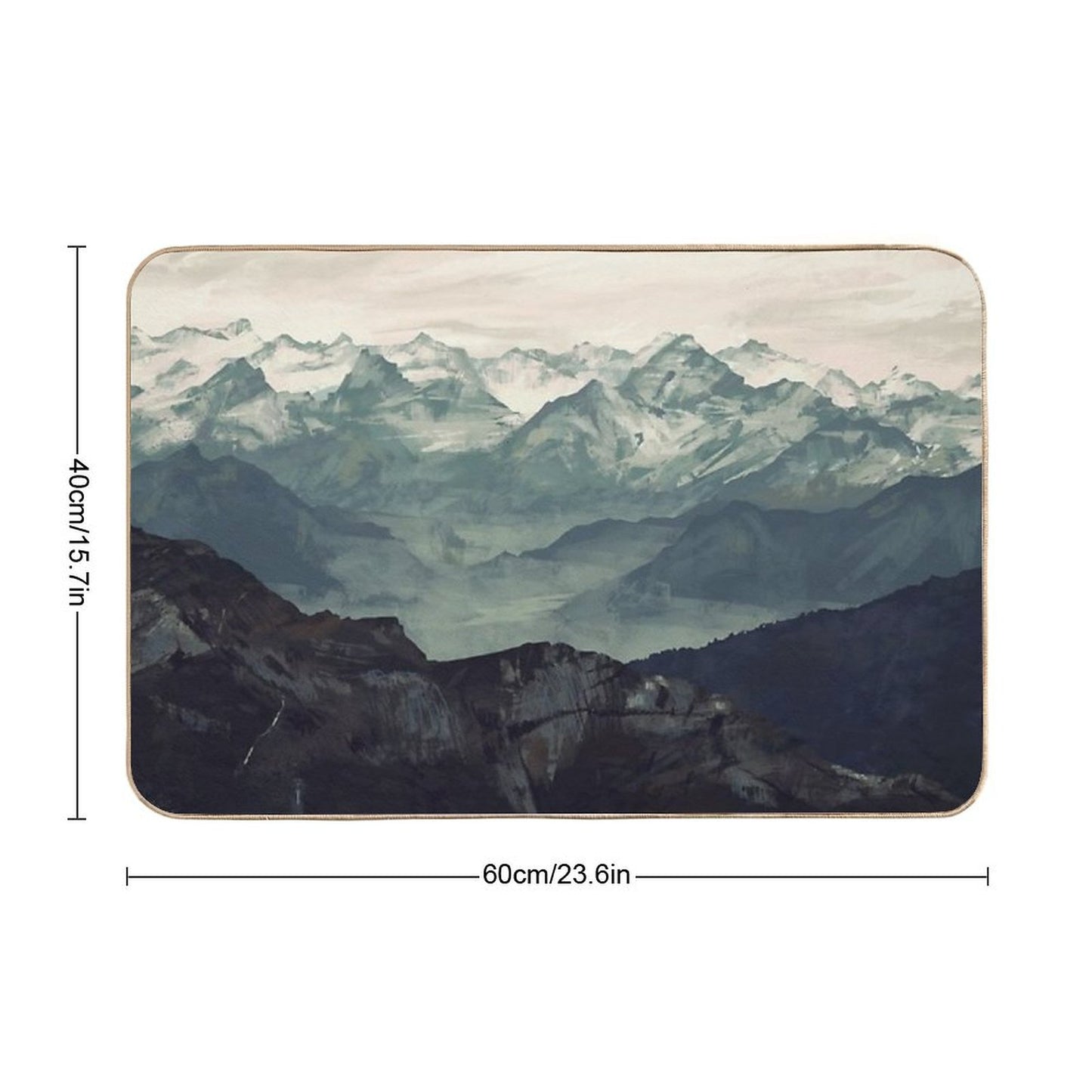Mountain Fog Bath Mat