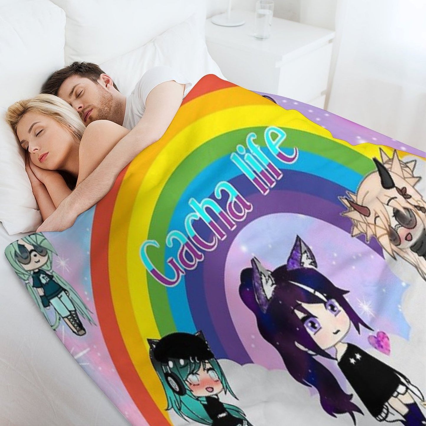 Gacha Life Anime Pack Throw Blanket