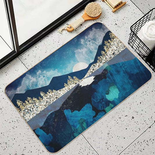 Midnight Water Bath Mat