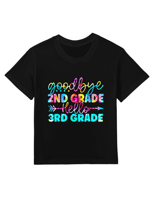 Goodbye 2nd Grade Hello 3rd Grade Here I Come Graduation Kids T-Shirt