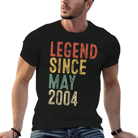 Legend 2004 21st Birthday Gifts for Men Women 21 Year Old T-Shirt