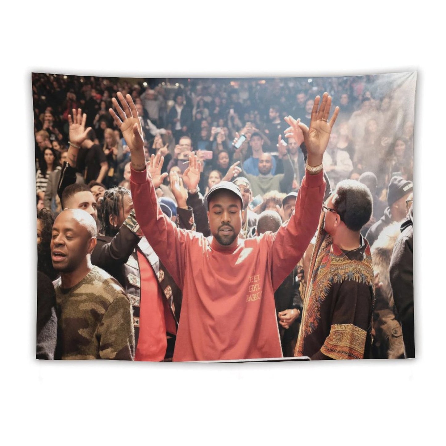 Kanye West Square Garden Tapestry