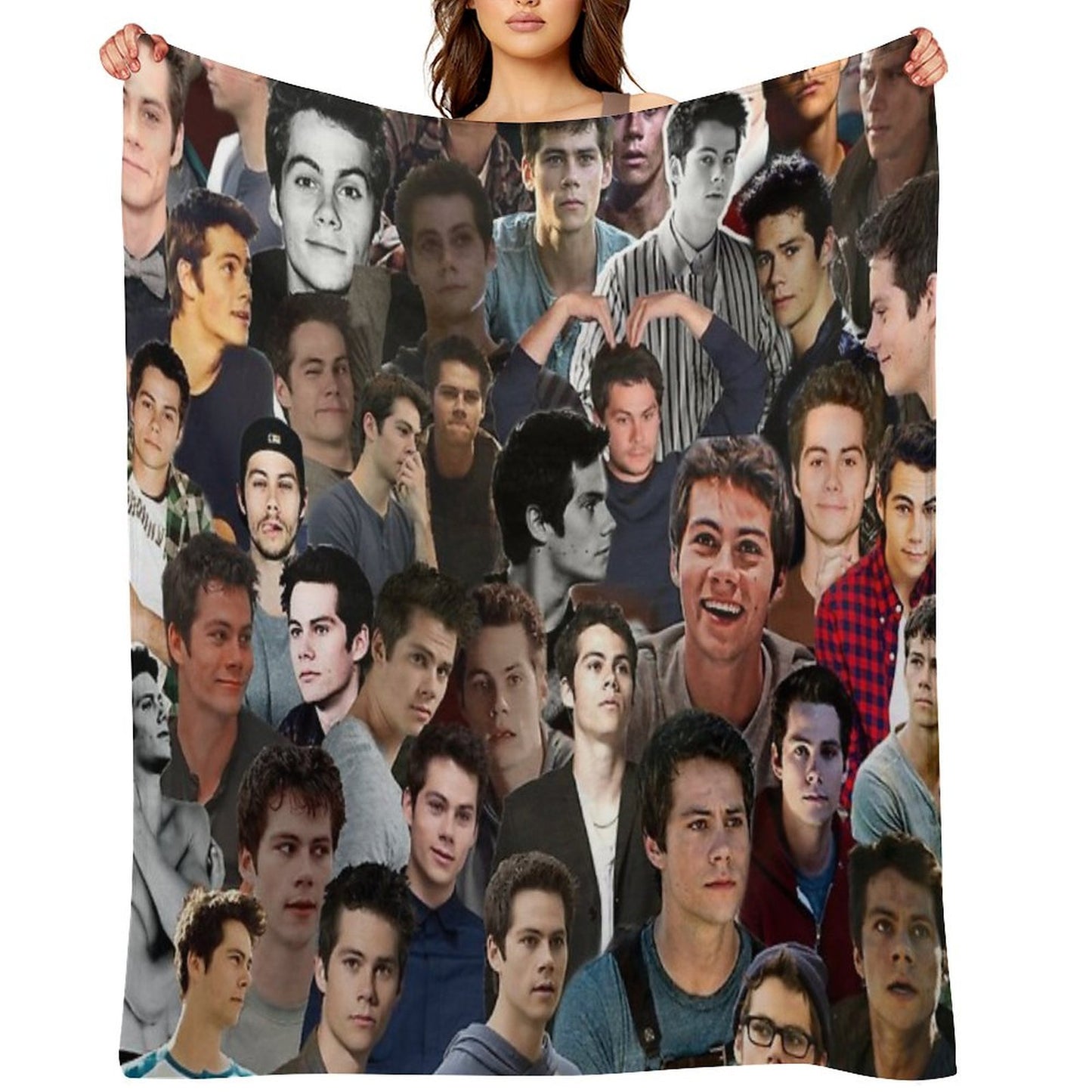 Dylan O'brien Collage Throw Blanket