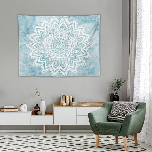 MANDALA SAVANAH LIGHT BLUE Tapestry