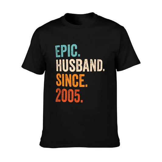 Epic Husband Since 2005  20th Wedding Anniversary 20 Years T-Shirt